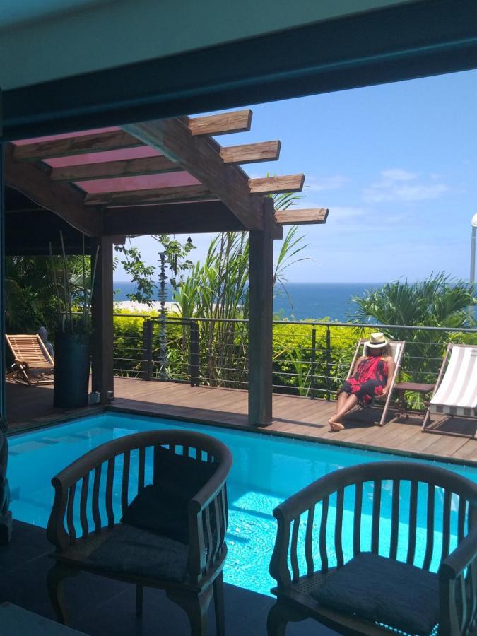 Suite Indigo Jacuzzi Prive Piscine Vue Mer Acces Cuisine Laverie Saint Pierre Εξωτερικό φωτογραφία